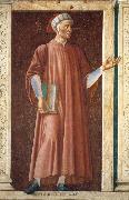 Andrea del Castagno Famous Persons: Dante Allighieri oil painting on canvas